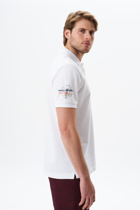 Arma Men's Big Size High Collar Polo T-Shirt
