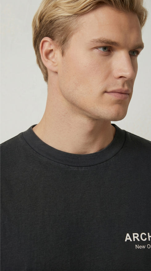 ARCHIVE MEN T-SHIRT OVERSIZED CREW NECK