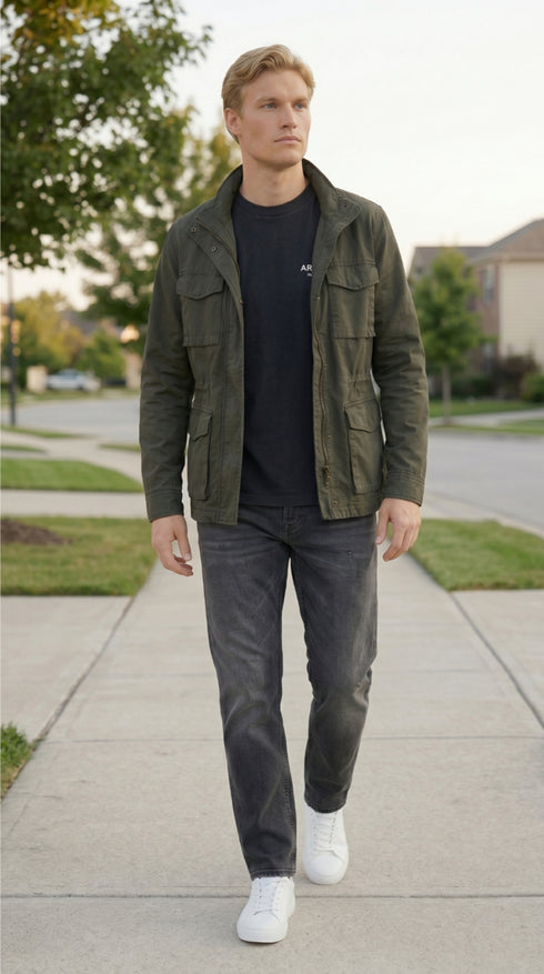 ARCHIVE MEN T-SHIRT OVERSIZED CREW NECK