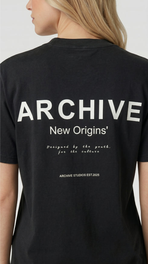 ARCHIVE MEN T-SHIRT OVERSIZED CREW NECK