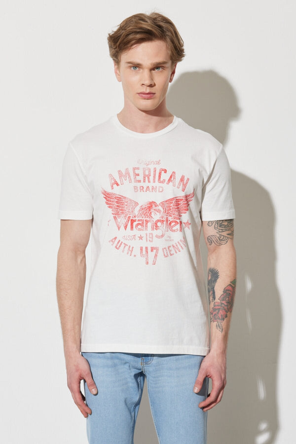 Americana T-Shirt In White - Rodeo In