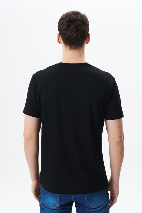 Arma Men's Clean Crewneck T-Shirt in Black