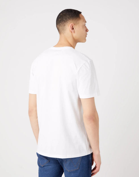 Frame Logo T-shirt In White - Rodeo In