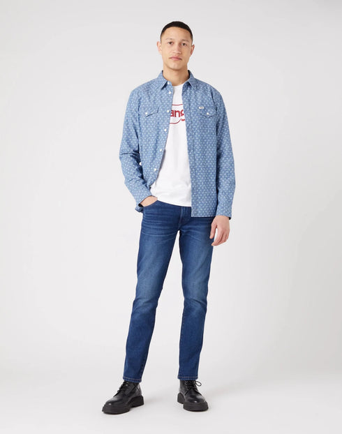 Frame Logo T-shirt In White - Rodeo In