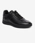 Greyder Men's Black Leather Casual Sneakers