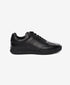 Greyder Men's Black Leather Casual Sneakers