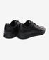 Greyder Men's Black Leather Casual Sneakers