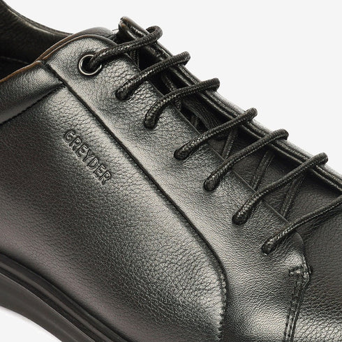 Greyder Men's Formal Leather Shoes in Black