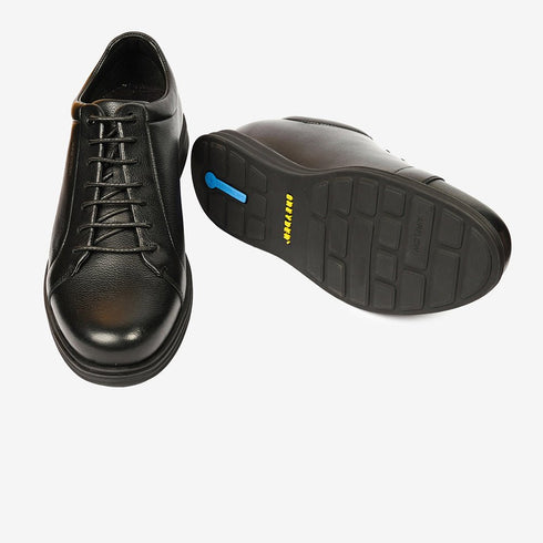 Greyder Men's Formal Leather Shoes in Black