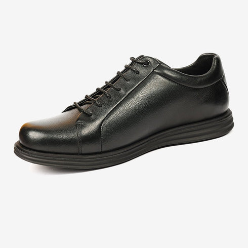 Greyder Men's Formal Leather Shoes in Black