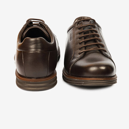 Greyder Men's Formal Leather Shoes in Brown