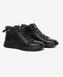 Greyder Men's High Back Genuine Black Leather Boots