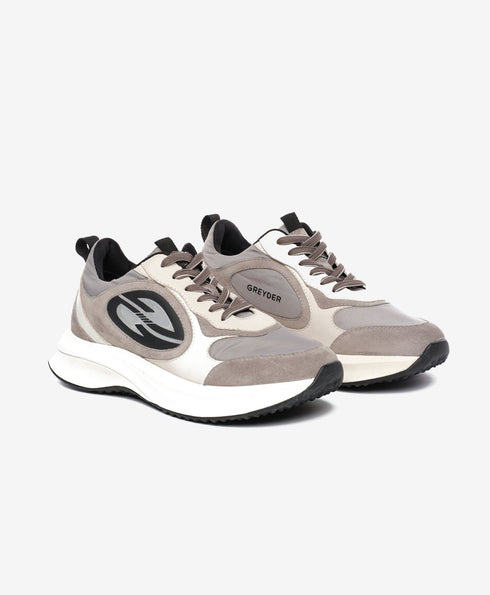 Greyder Men's Leather Sports Sneakers