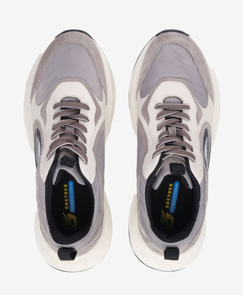 Greyder Men's Leather Sports Sneakers