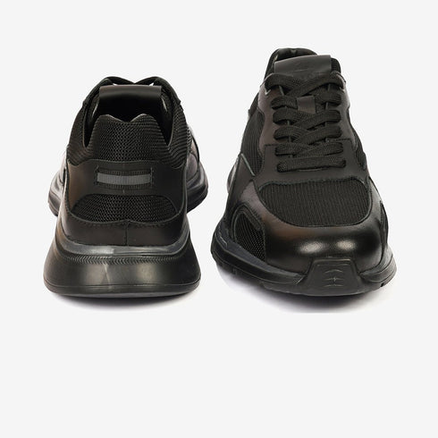 Greyder Men's Mesh Sneakers in Black