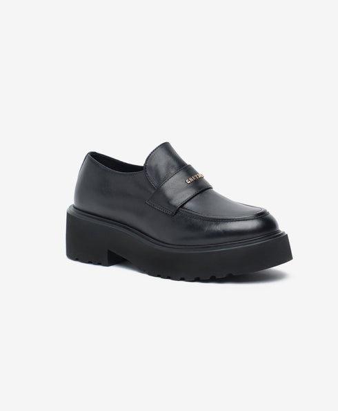 Greyder Women's Classic Moccasin Shoes in Black