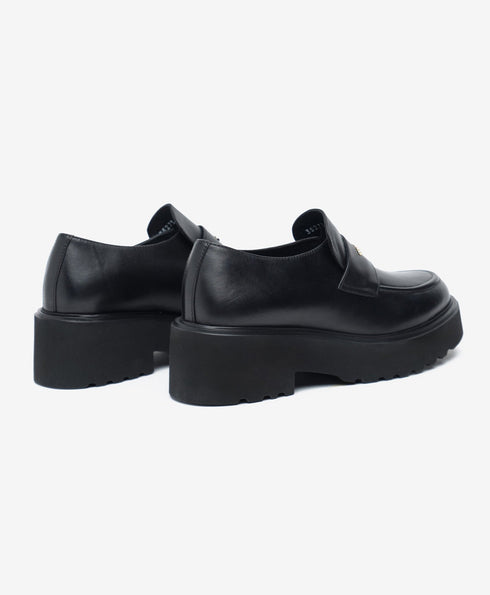 Greyder Women's Classic Moccasin Shoes in Black