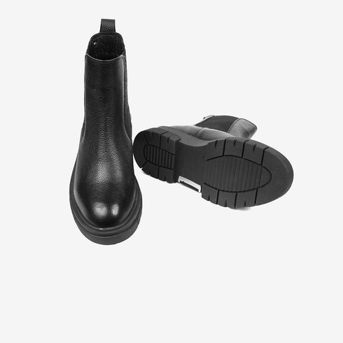 Greyder Women's Comfort leather High Boots In Black