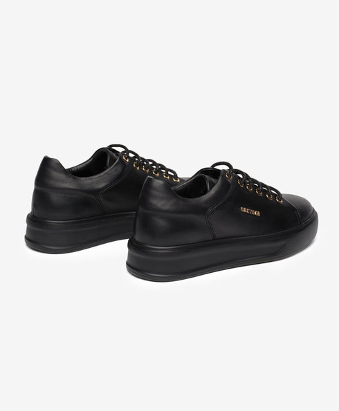Greyder Women's Comfort Leather Sneakers In Black