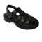 Greyder Women's Everyday High Sole Sandals in Black