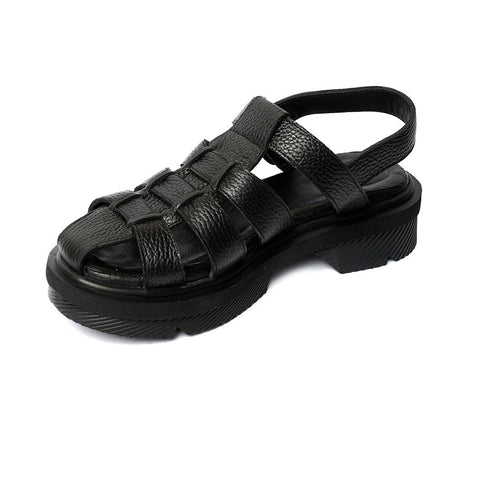 Greyder Women's Everyday High Sole Sandals in Black