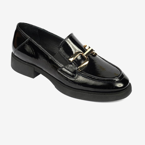 Greyder Women's Formal Moccasin In Black