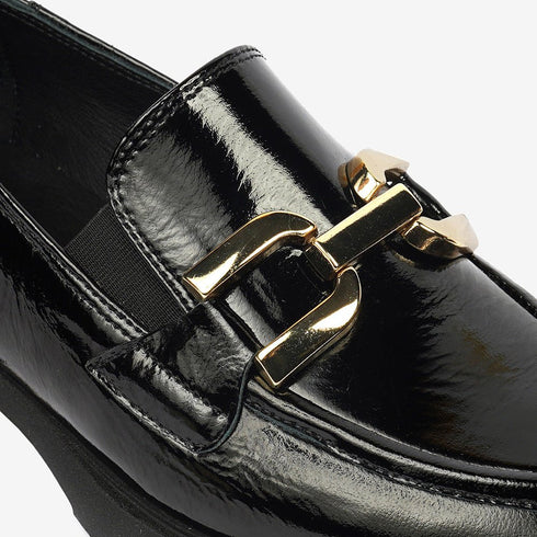 Greyder Women's Formal Moccasin In Black