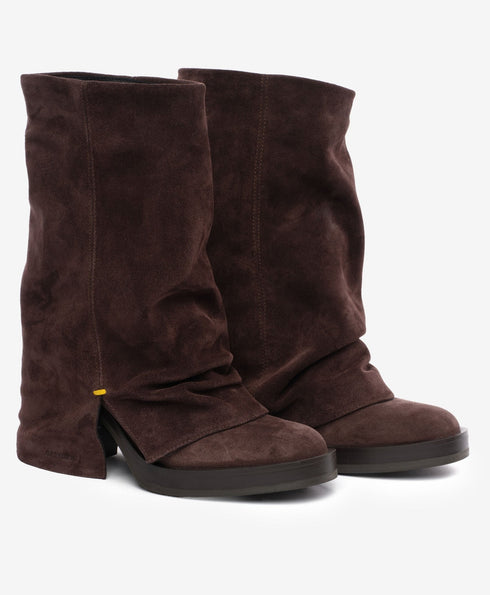 Greyder Women's Genuine Leather Heel Boots