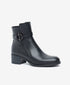 Greyder Women's Genuine Leather Lock Strap Boots