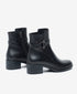 Greyder Women's Genuine Leather Lock Strap Boots