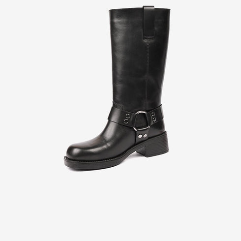 Greyder Women's Half Knee High Boots in Black