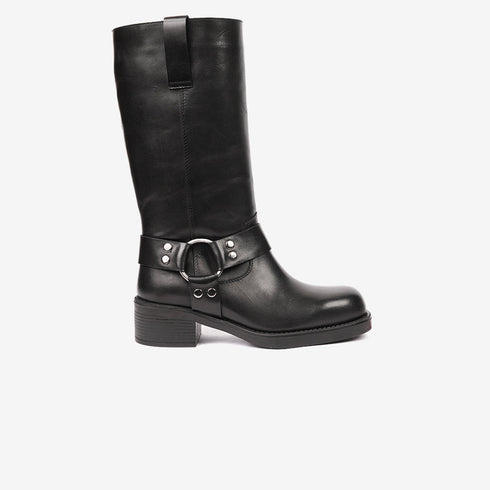 Greyder Women's Half Knee High Boots in Black