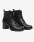 Greyder Women's High Heel Laced Boots in Black