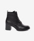 Greyder Women's High Heel Laced Boots in Black