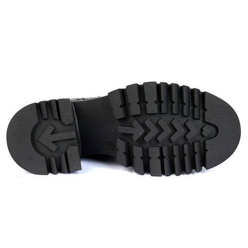 Greyder Women's High Leather Boots in Black