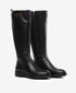 Greyder Women's Knee High Leather Boots With Strap