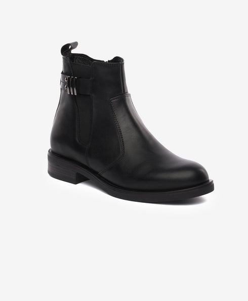 Greyder Women's Leather High Boots In Black