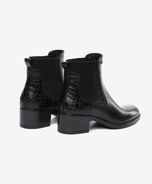 Greyder Women's Leather Patterned High Boots