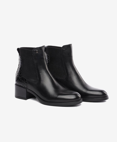 Greyder Women's Leather Patterned High Boots