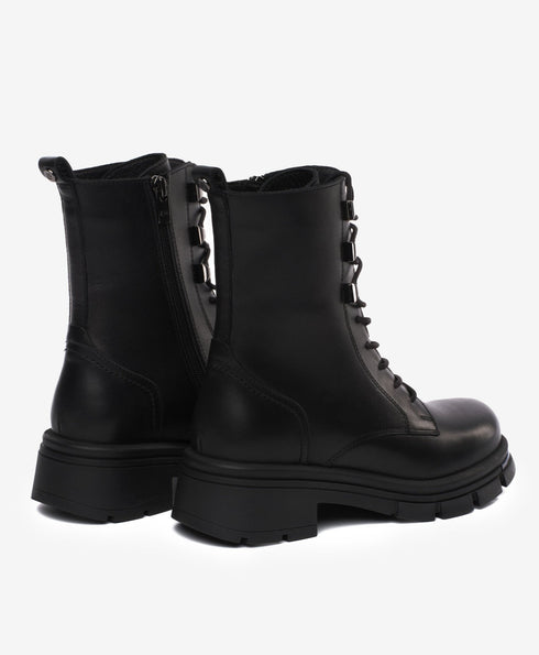 Greyder Women's Military Style Boots In Black