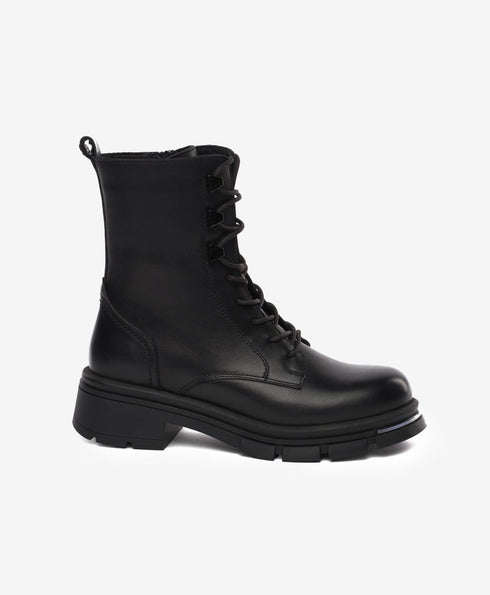 Greyder Women's Military Style Boots In Black