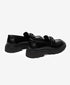 Greyder Women's Modern Moccasin Shoes in Black