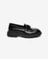 Greyder Women's Modern Moccasin Shoes in Black