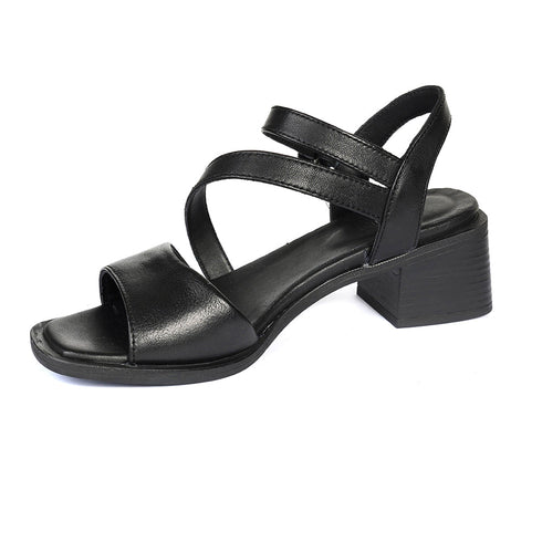 Greyder Women's Sloped Sandals In Black
