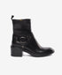 Greyder Women's Straped Leather Boots in Black