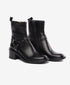 Greyder Women's Straped Leather Boots in Black