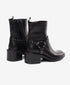 Greyder Women's Straped Leather Boots in Black