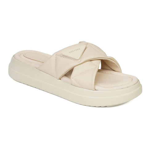 Greyder Women's Stylish Geometric Slippers