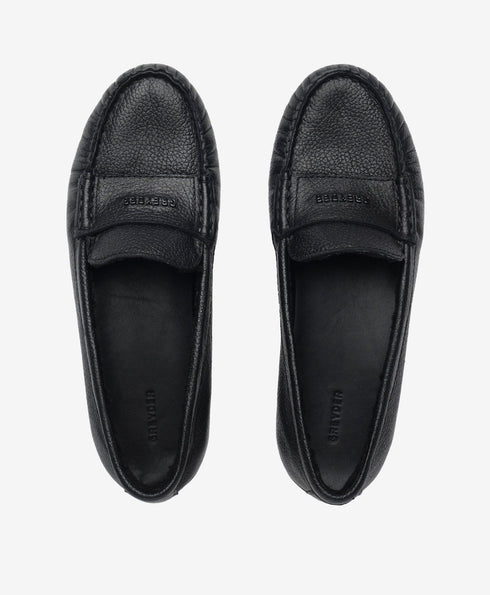 Greyder Women's Traditional Moccasin shoes in Black