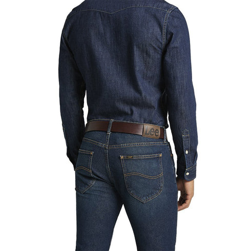 Lee Belt In Dark Brown - Rodeo In